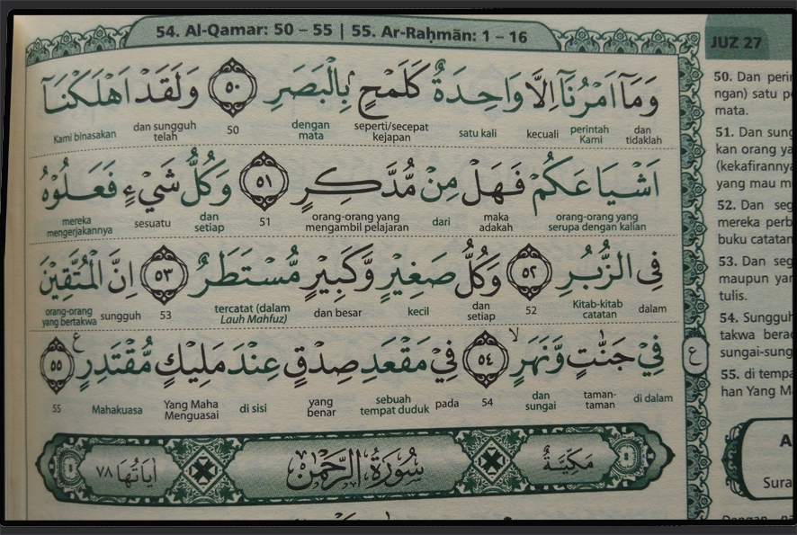 al-quran ar-riyadh a5 contog tulisan copy